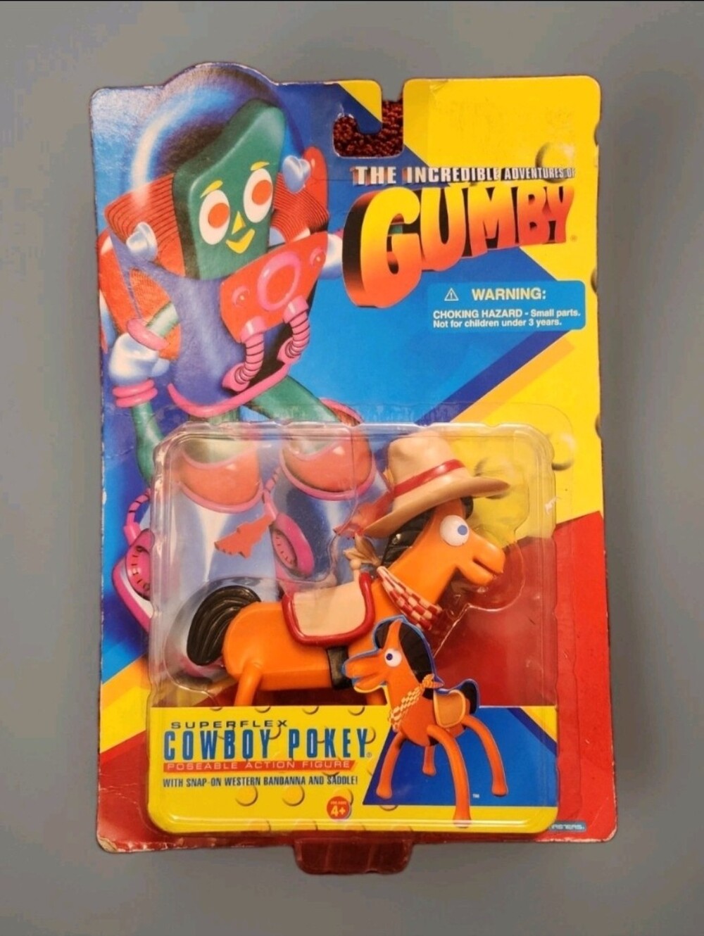 SPACE POKEY Posable Action Figure Gumby Superflex (1996, Vtg. toy) NEW in box